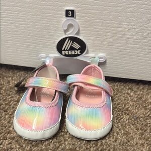 RBX Kids Rainbow Mary Jane Shoes